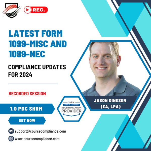 Latest Form 1099-MISC and 1099-NEC Compliance Updates for 2024